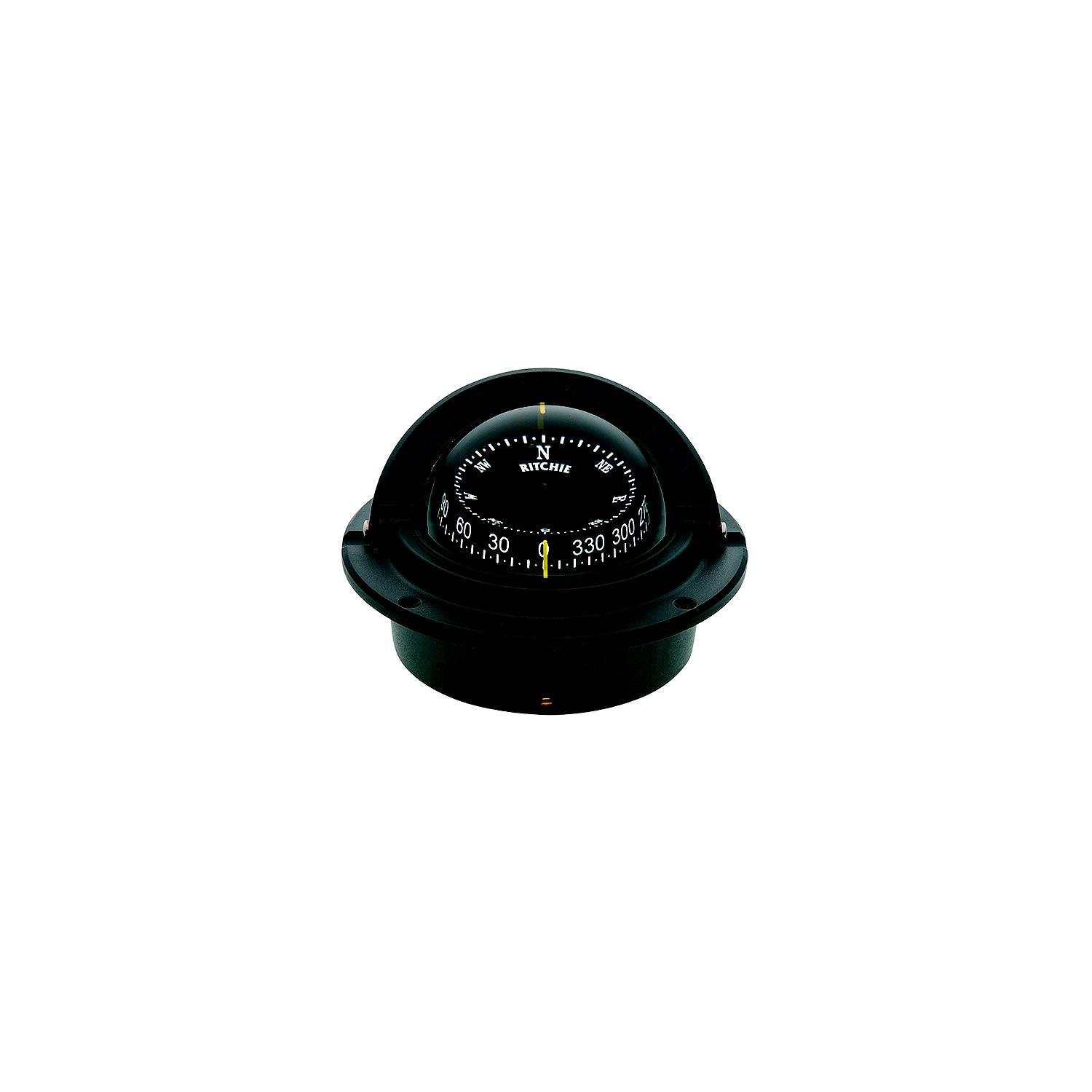 Voyager Compass-Flush Mount, Combi Dial, Black - Image 2
