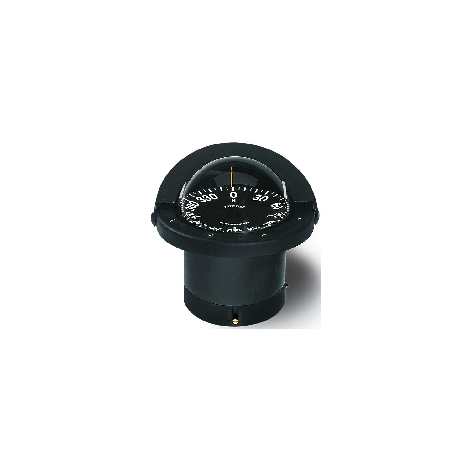 Navigator Compass, Flush Mt., Flat Dial, Black - Image 2
