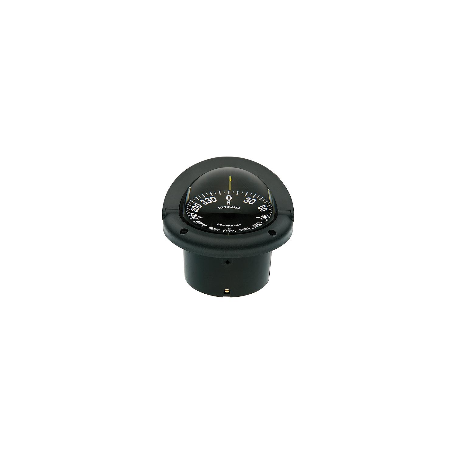 Helmsman Compass-Flush Mt., Flat Dial, Black - Image 2