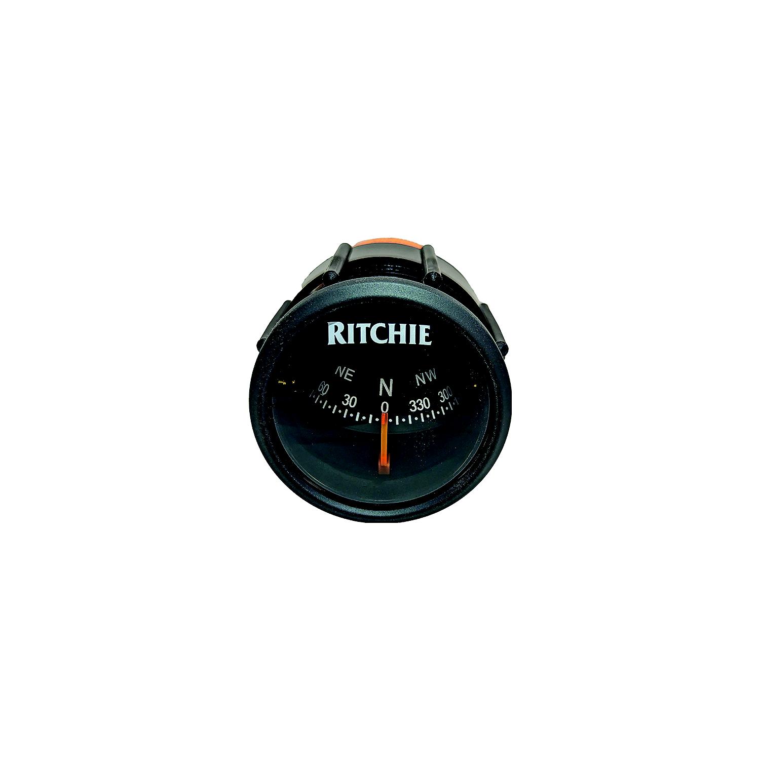 Ritchie X23BB Sport Dash Mount Compass, Black/Black dial