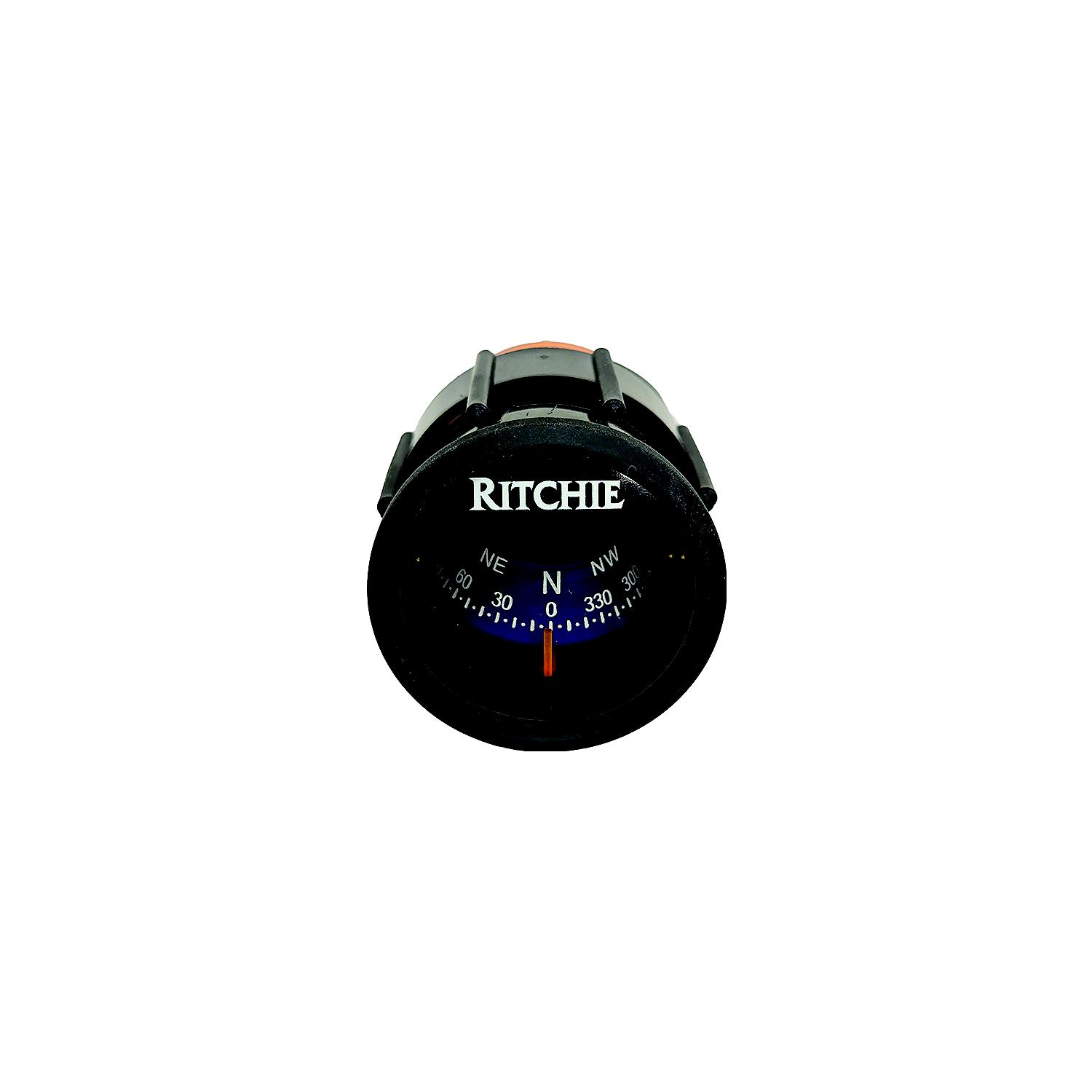 Ritchie X23BU Sport Dash Mount Compass, Black/blue dial