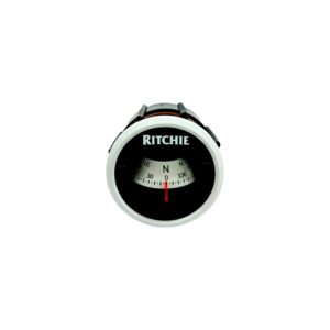 Ritchie X23WW  Sport Dash Mount Compass, White/white dial