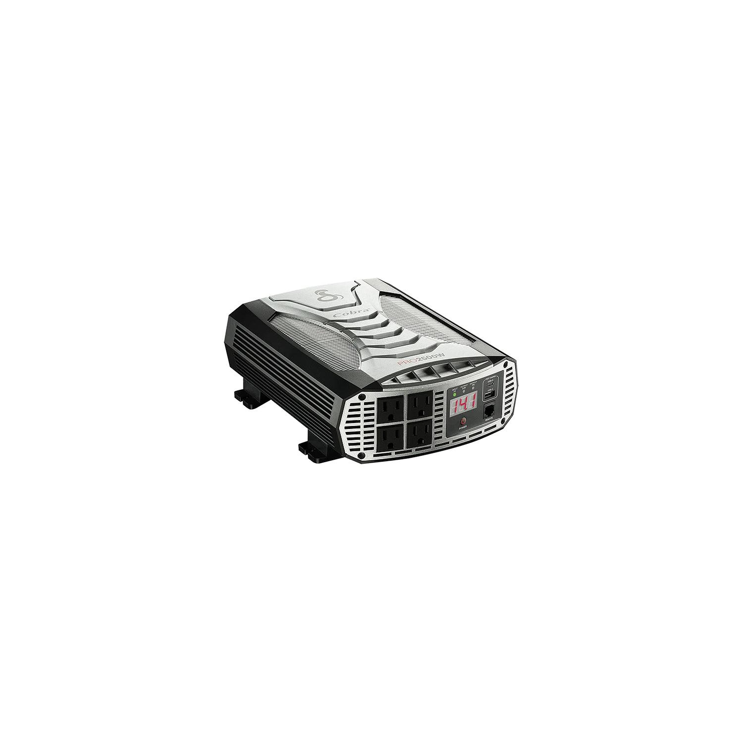 Cobra CPI2500W Power Inverter, 2500 Continuous / 5000 Peak