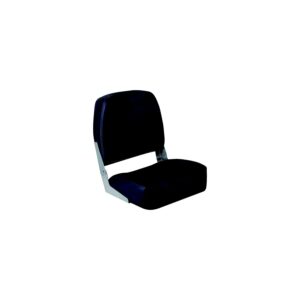 Wise 3313711 Promotional Marine Grade Vinyl 16.25" D × 16" W × 18" H Low Back Boat Seat, Navy