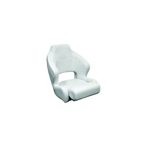 Wise 3338784 Baja XL Bucket Seat w/ Flip Up Bolster, Brite White