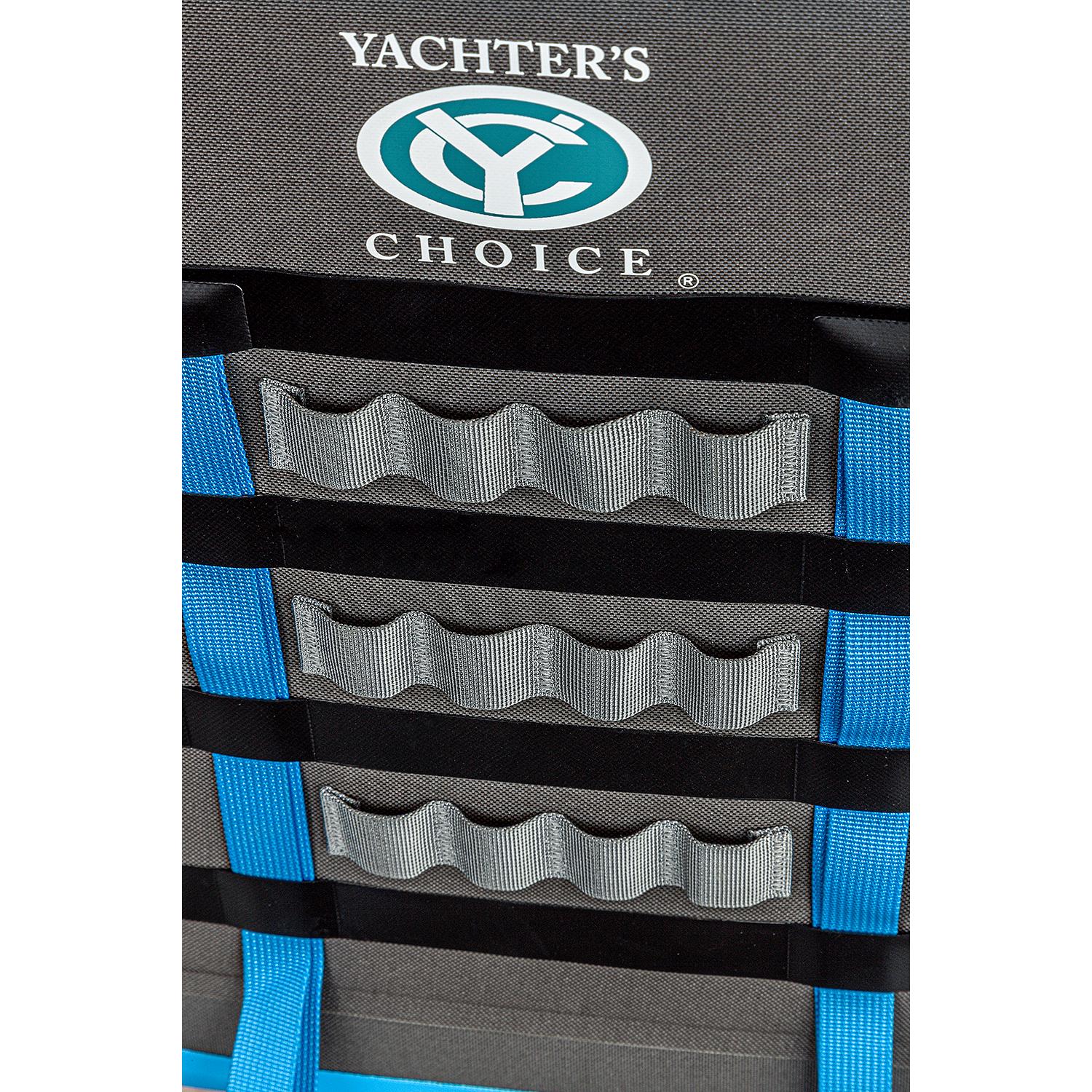 Yachter's Choice 50050 Soft Cooler
48 Can Capacity / Back Pack, Grey/Blue - Image 4