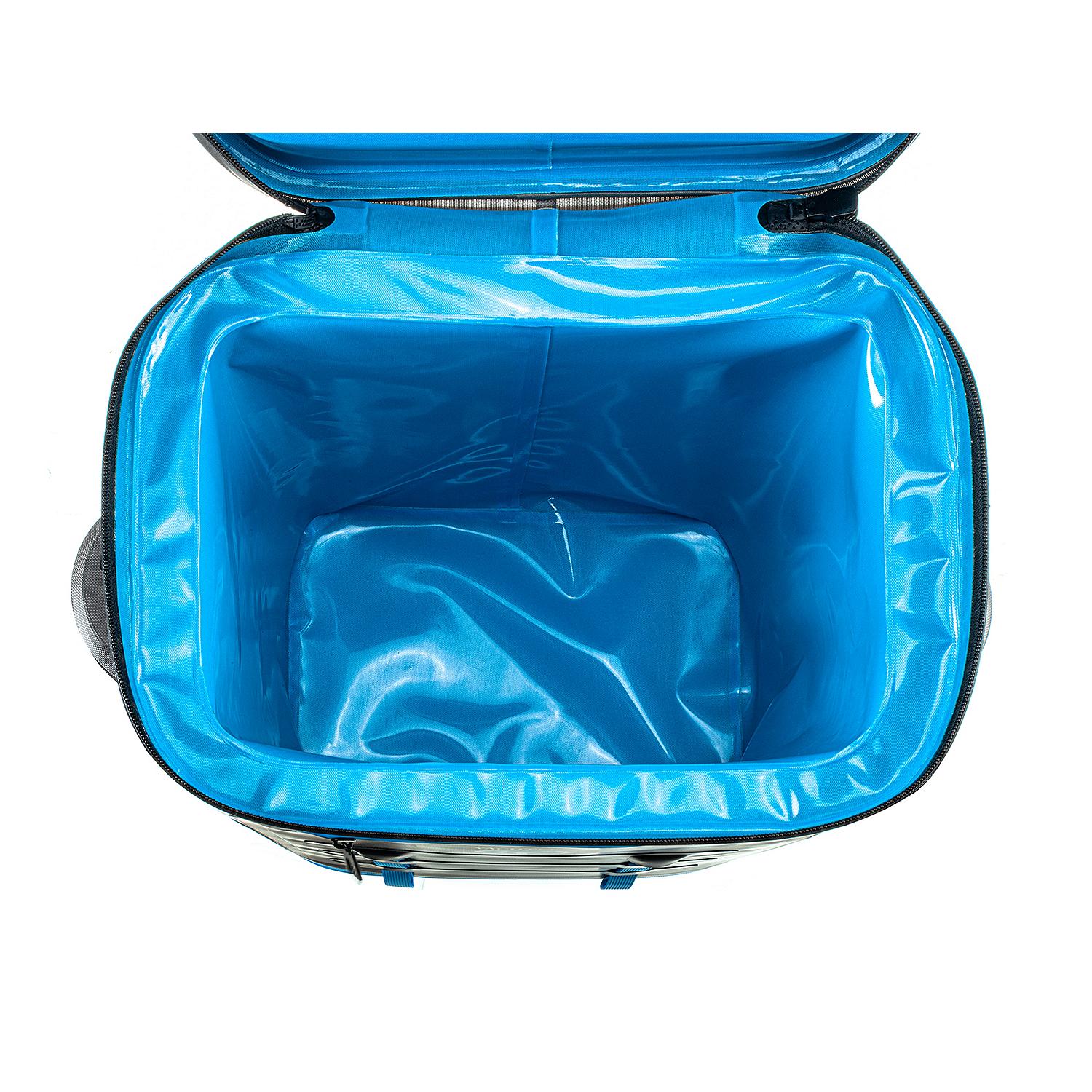 Yachter's Choice 50052 Soft Cooler
35 Can Capacity / Shoulder Strap, Grey/Blue - Image 4