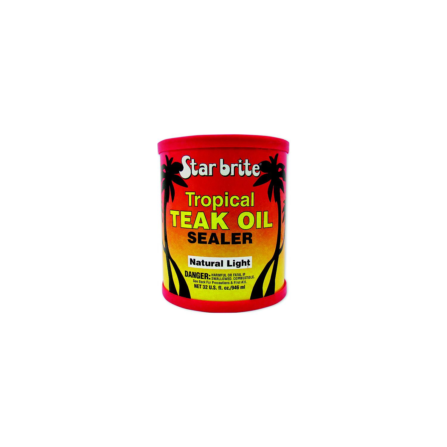 Starbrite 87932 Tropical Teak Sealer, Natural Light, Qt.