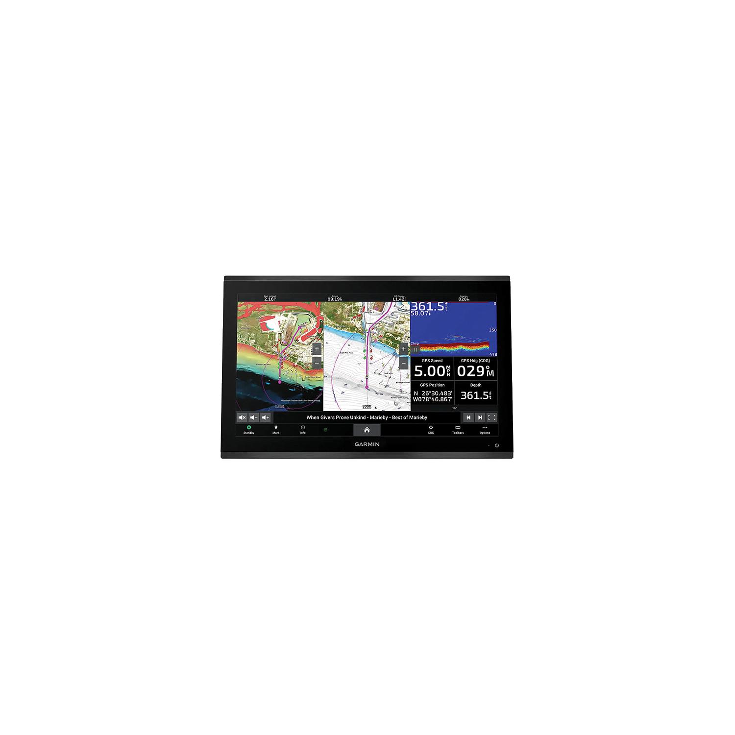 Garmin 0100267601 GPSMAP® 9227 27" 4K Premium Chartplotter w/Navionics+ Inland & Coastal Charts