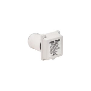 Marinco 50 Amp 125V Power Inlet With Stainless Steel Trim
