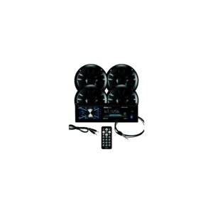 Boss Audio MCBK634B64 Bluetooth Weatherproof Marine Receiver Package w/ 2 pairs of 6.5" Speakers