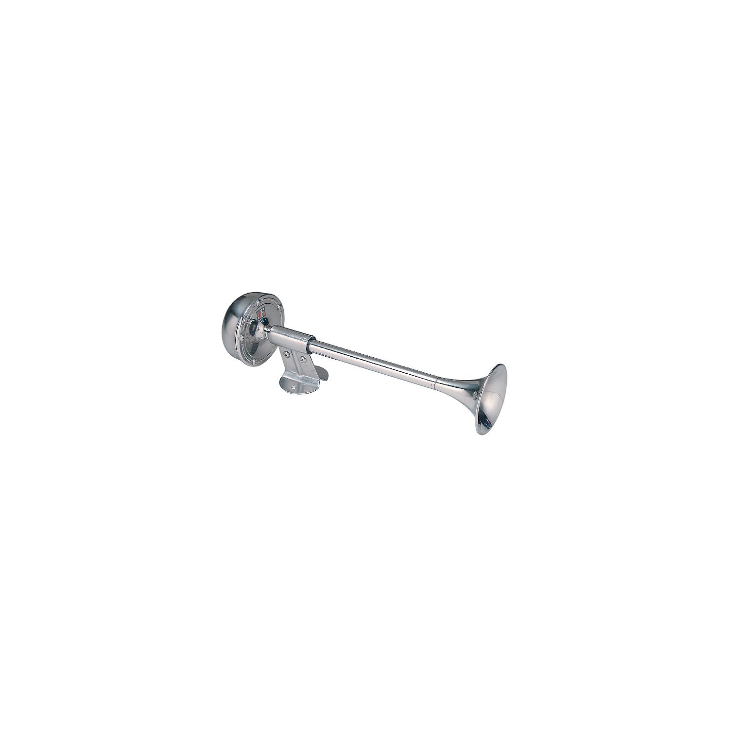 Marinco Compact Single Trumpet Electric Horn 12V Stainless Steel